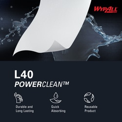 Kimberly-Clark Professional WypAll L40 General-Purpose Wipers White | Buy Online | Kimberly-Clark Professional&trade; | Fisher Scientific